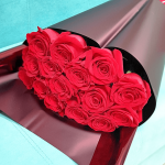 Букет из 15 красных роз Sera cremisi