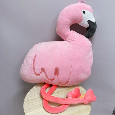 Игрушка мягкая Розовый фламинго. Высота 100 см
