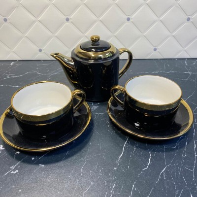 Подарочный чайный набор на 2 персоны (черный)